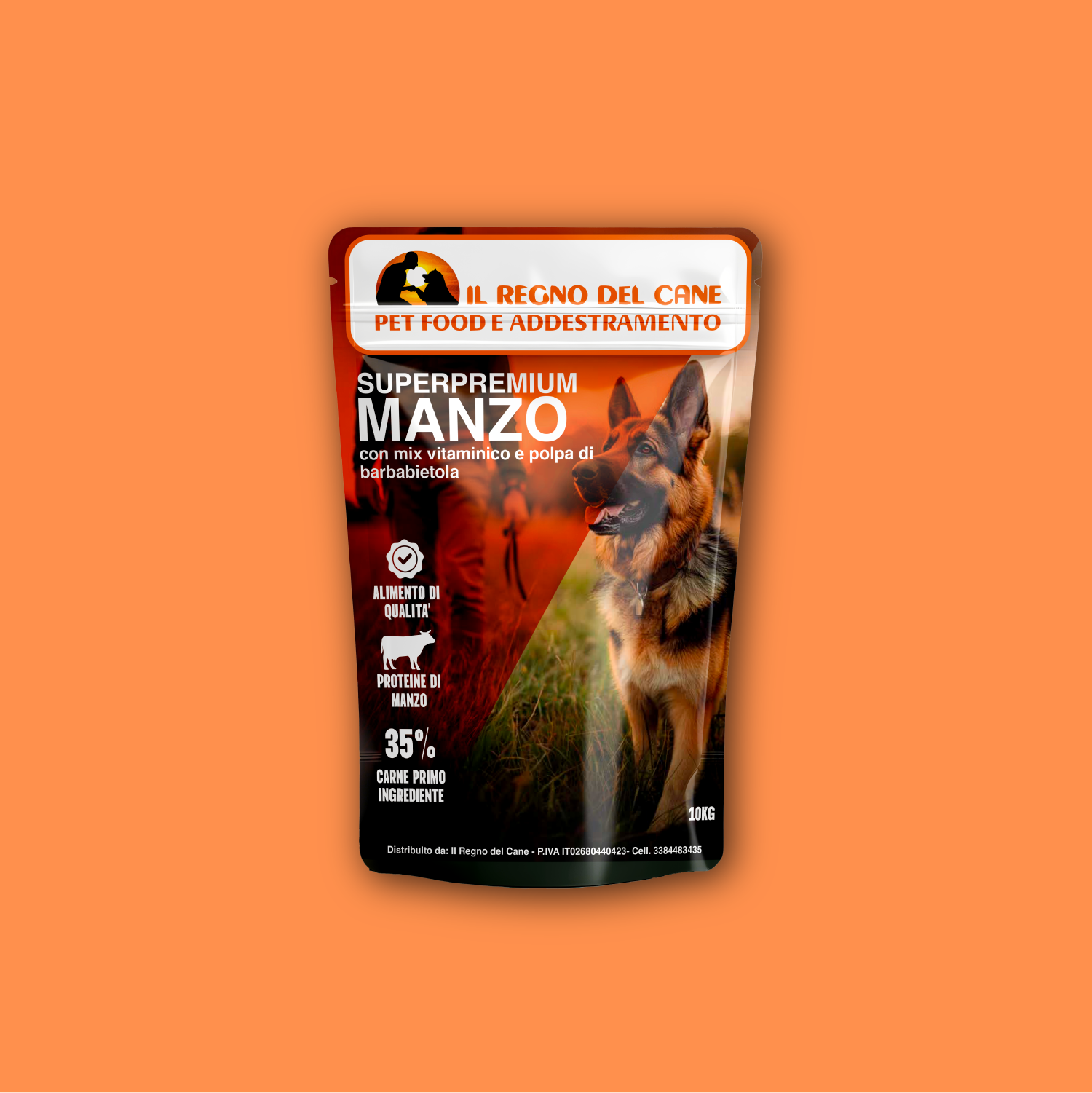 Linea SuperPremium Manzo 10kg - Il Regno Del Cane Shop