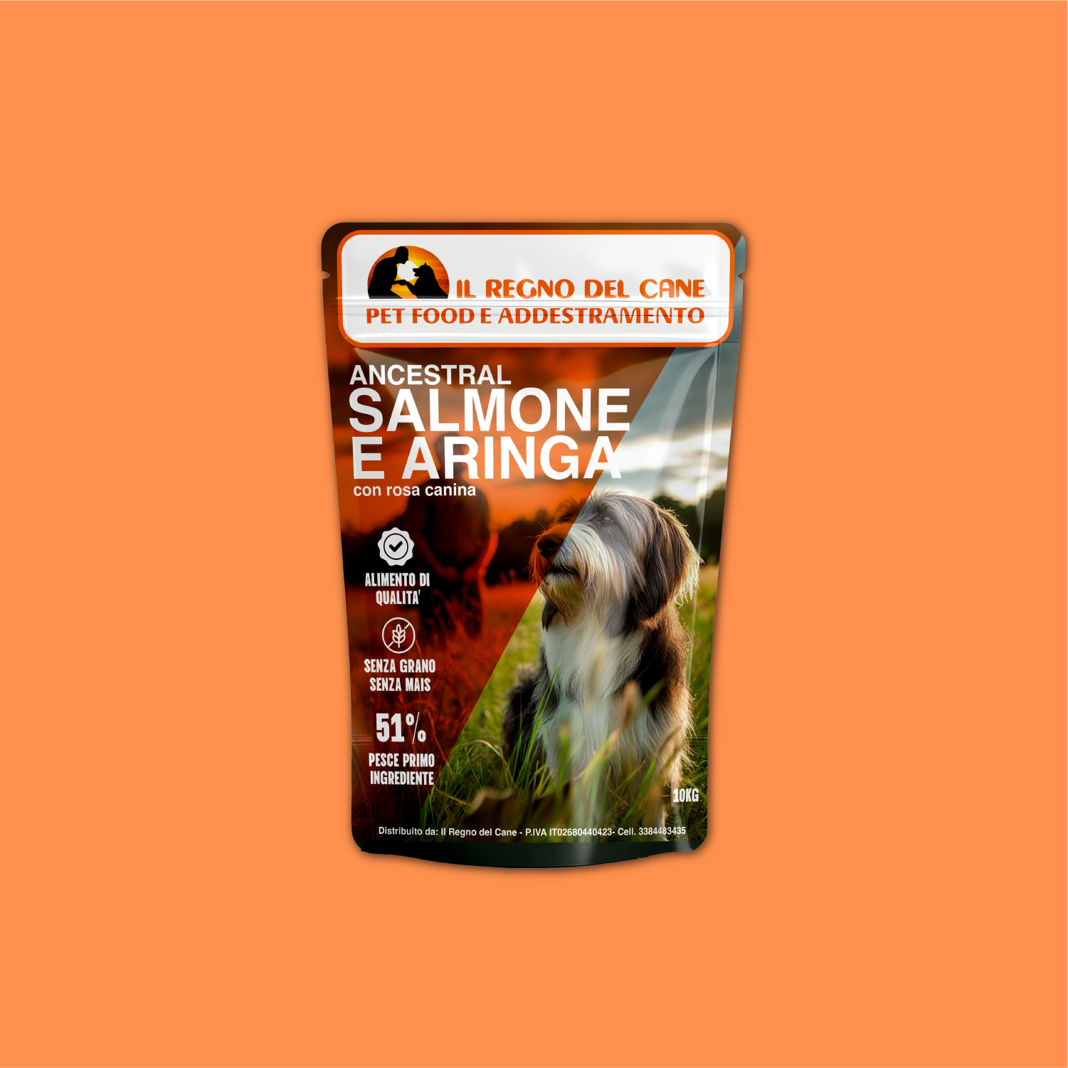 Linea Ancestral Salmone e Aringa 10kg - Il Regno Del Cane Shop