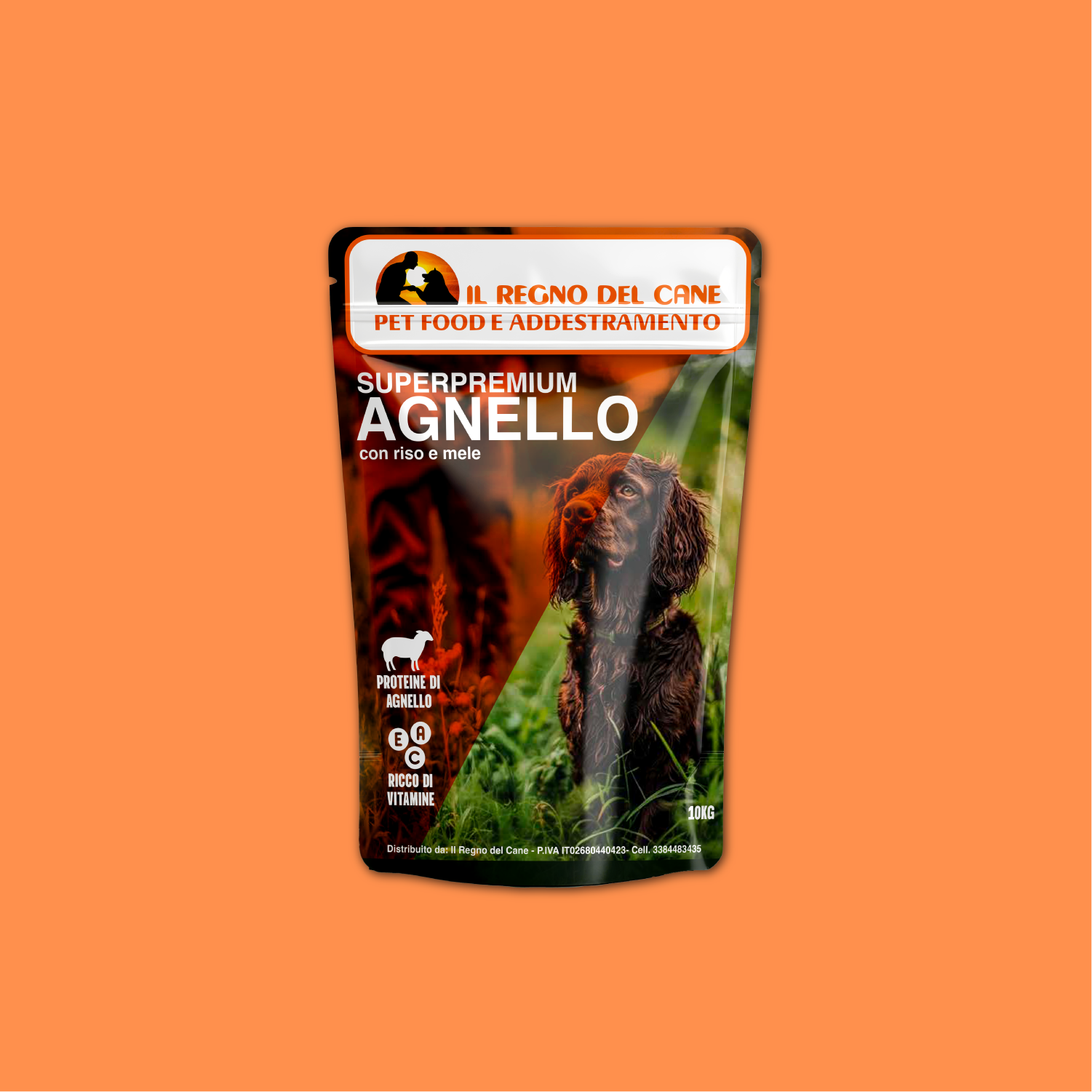 Linea SuperPremium Agnello 10kg - Il Regno Del Cane Shop