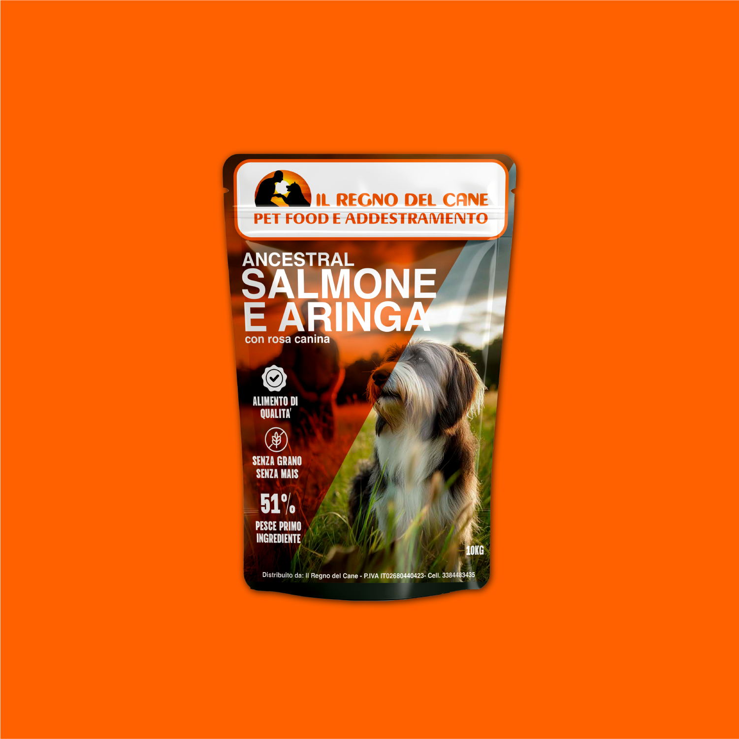 Linea Ancestral Salmone e Aringa 10kg - Il Regno Del Cane Shop